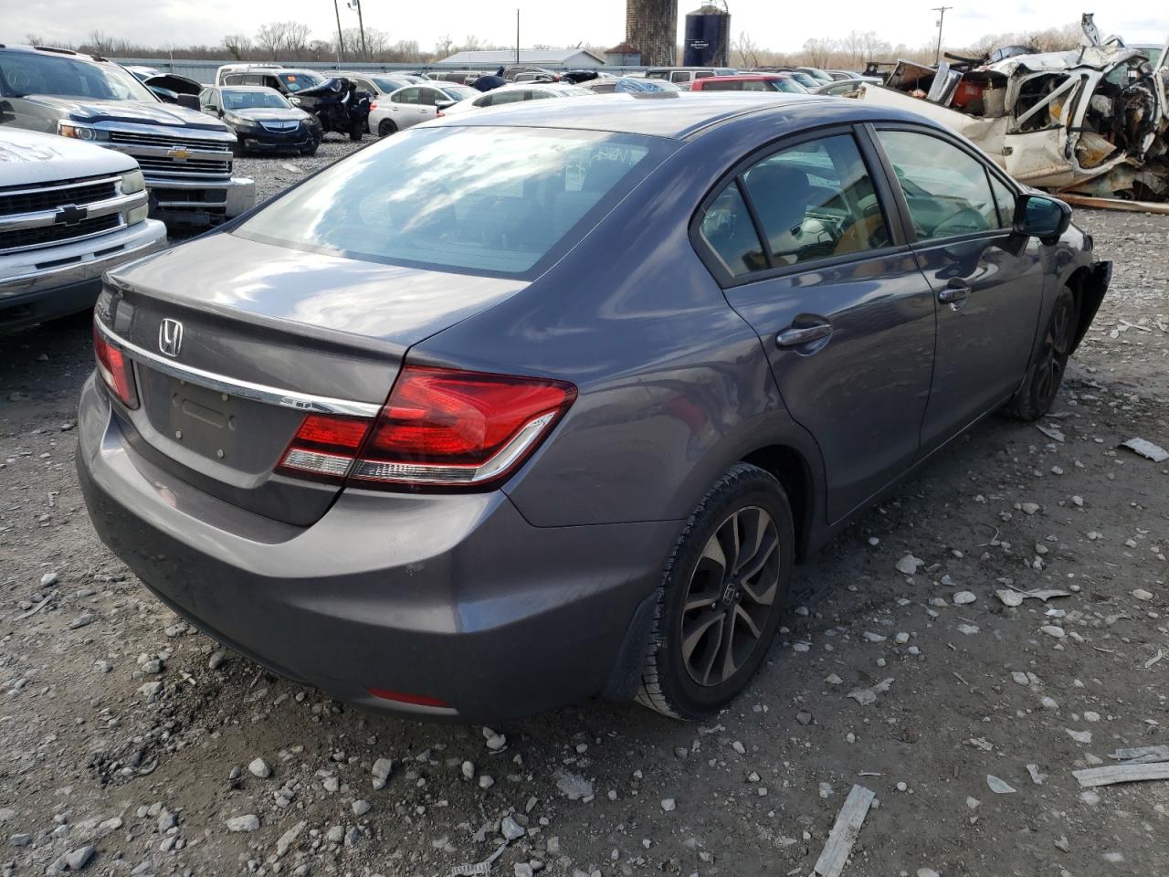 Photo 4 from auction – 2015 HONDA CIVIC EX with VIN 19XFB2F80FE033819