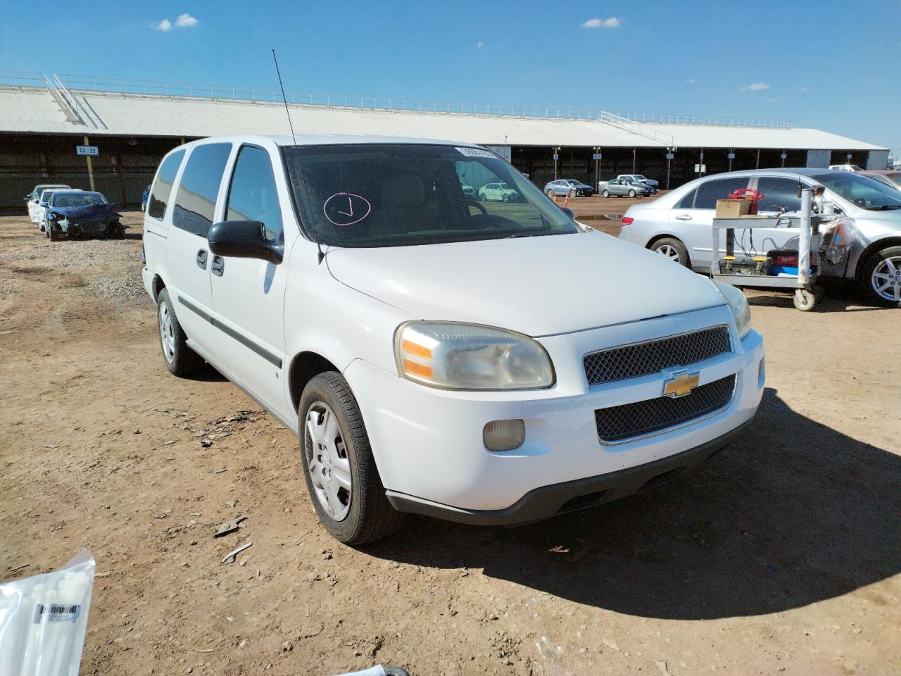 CHEVROLET UPLANDER L 2008 with VIN 1GNDV23W28D193147 - Photo from auction