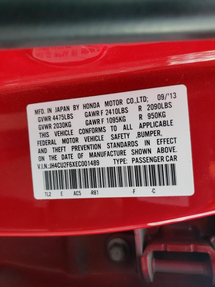 Photo 10 from auction – 2014 ACURA TSX TECH with VIN JH4CU2F6XEC001489