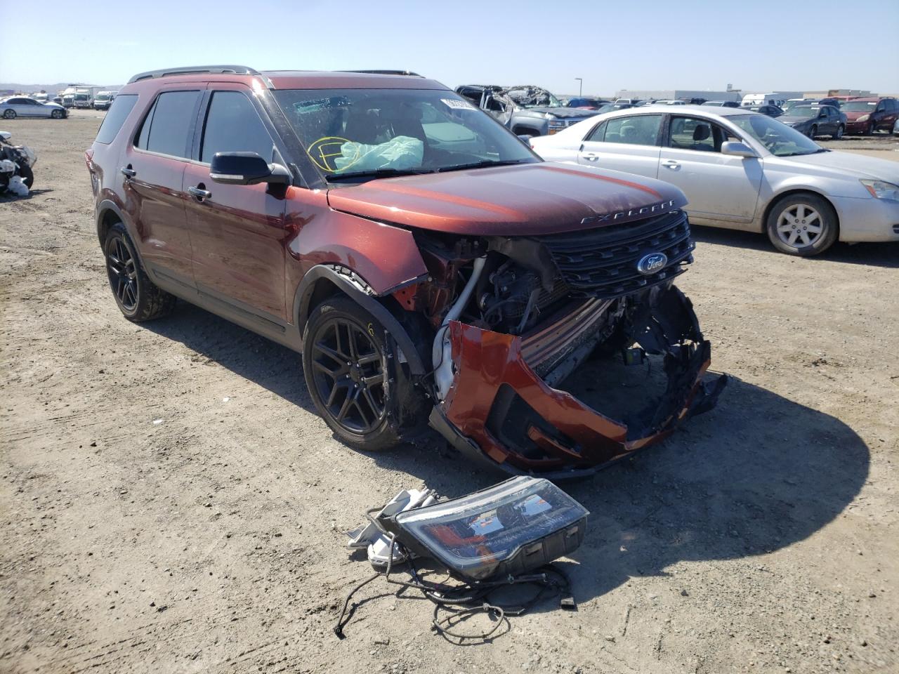 Photo 1 from auction – 2016 FORD EXPLORER S with VIN 1FM5K8GT8GGB87046