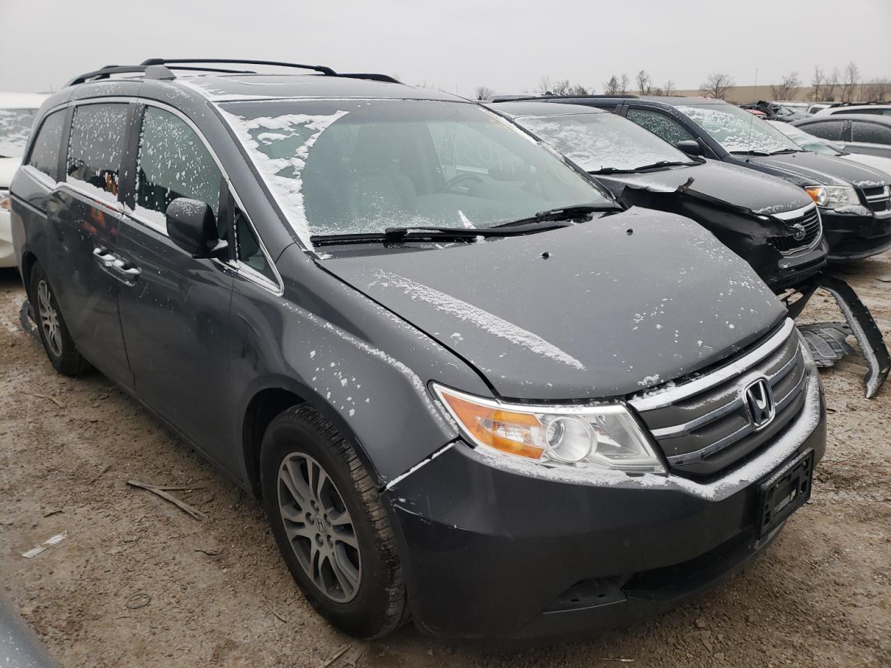 HONDA ODYSSEY EX 2012 with VIN 5FNRL5H63CB002187 - Photo from auction