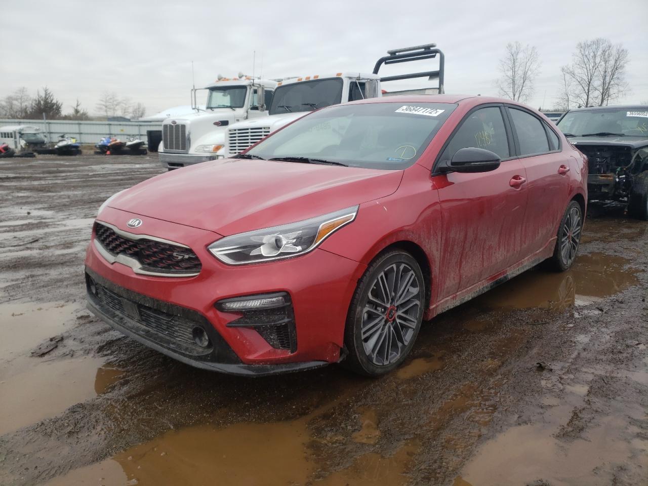 Photo 2 from auction – 2021 KIA FORTE GT with VIN 3KPF44AC8ME334191