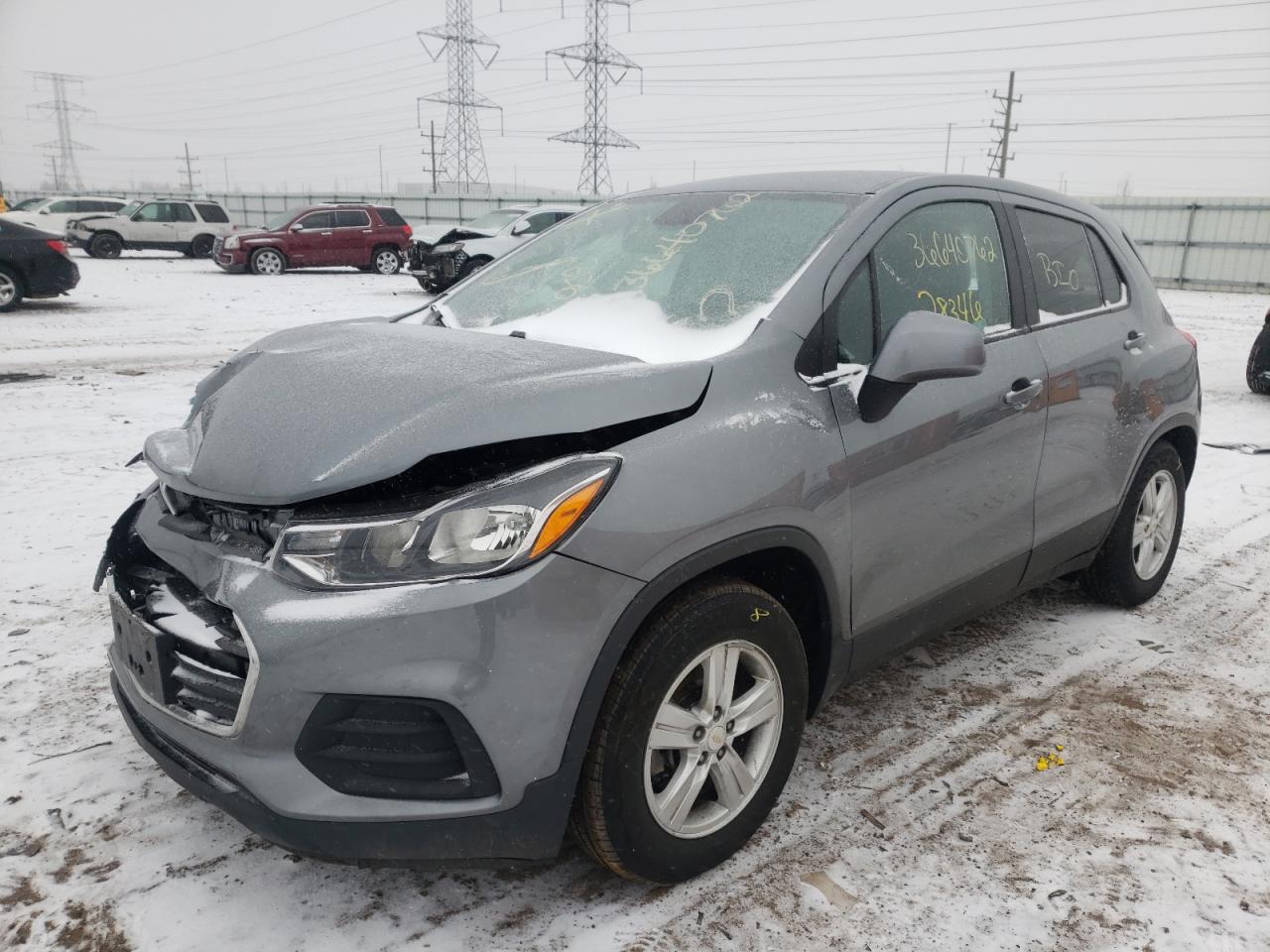 Photo 2 from auction – 2020 CHEVROLET TRAX LS with VIN 3GNCJKSB2LL136326