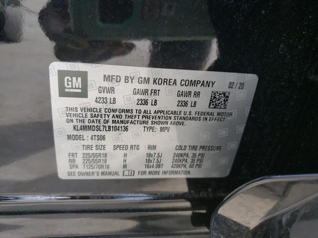 Zdjęcie 10 z aukcji – 2020 BUICK ENCORE GX z VIN KL4MMDSL7LB104136