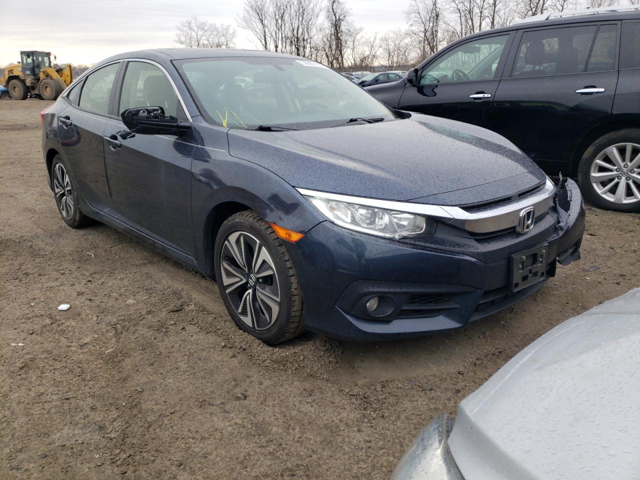 HONDA CIVIC EXL 2018 with VIN JHMFC1F74JX020383 - Photo from auction