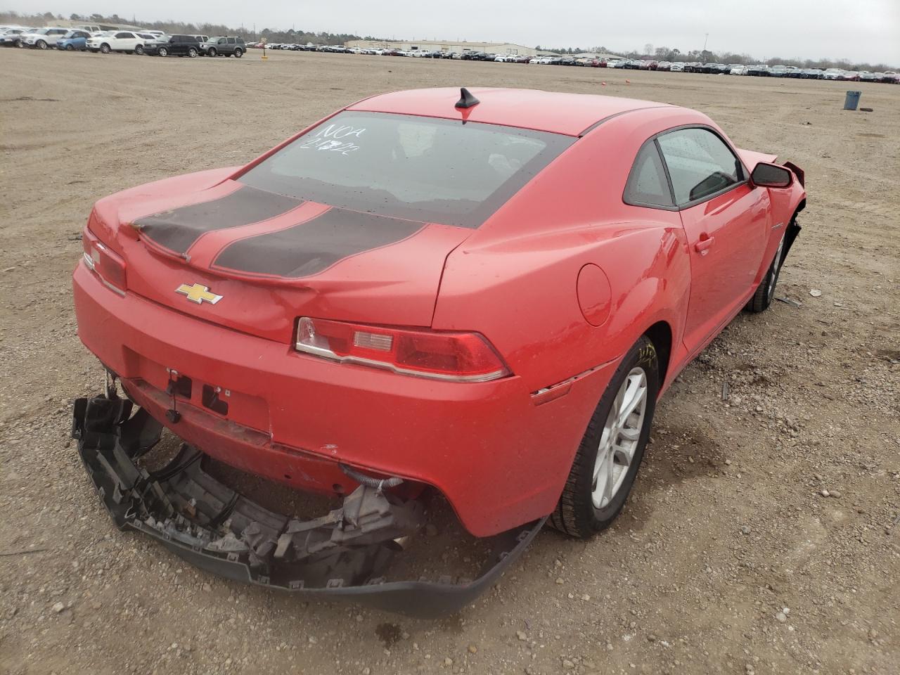 Photo 4 from auction – 2014 CHEVROLET CAMARO LS with VIN 2G1FA1E32E9143408