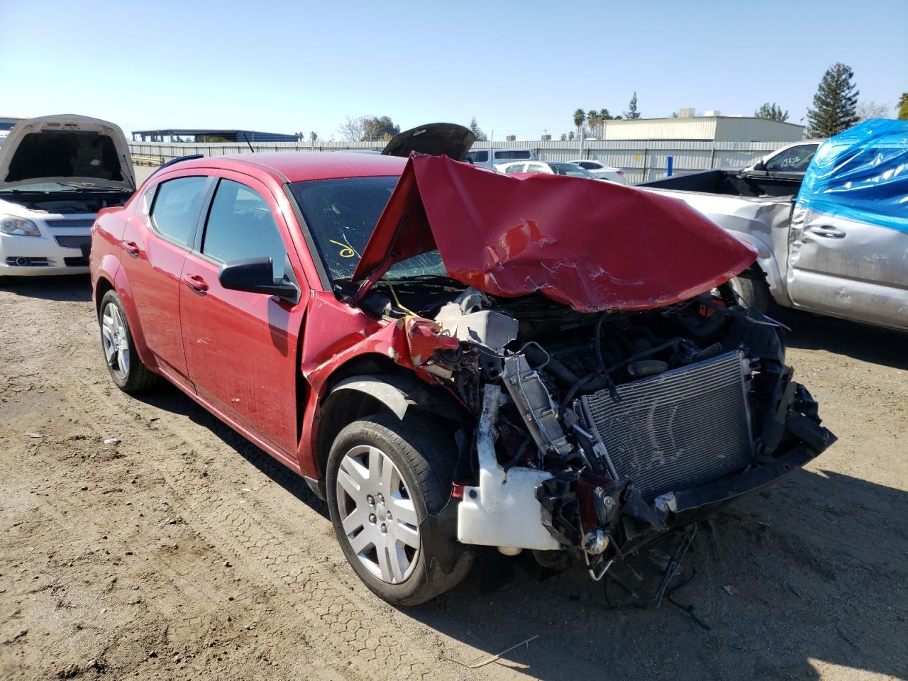 DODGE AVENGER SE 2014 z numerem VIN 1C3CDZAB6EN237533 - Zdjęcie z aukcji