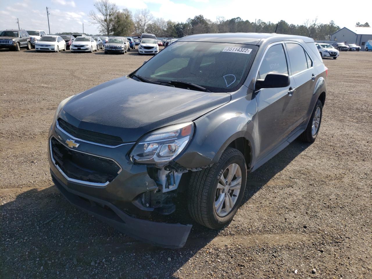 Photo 2 from auction – 2017 CHEVROLET EQUINOX LS with VIN 2GNALBEK2H1604819