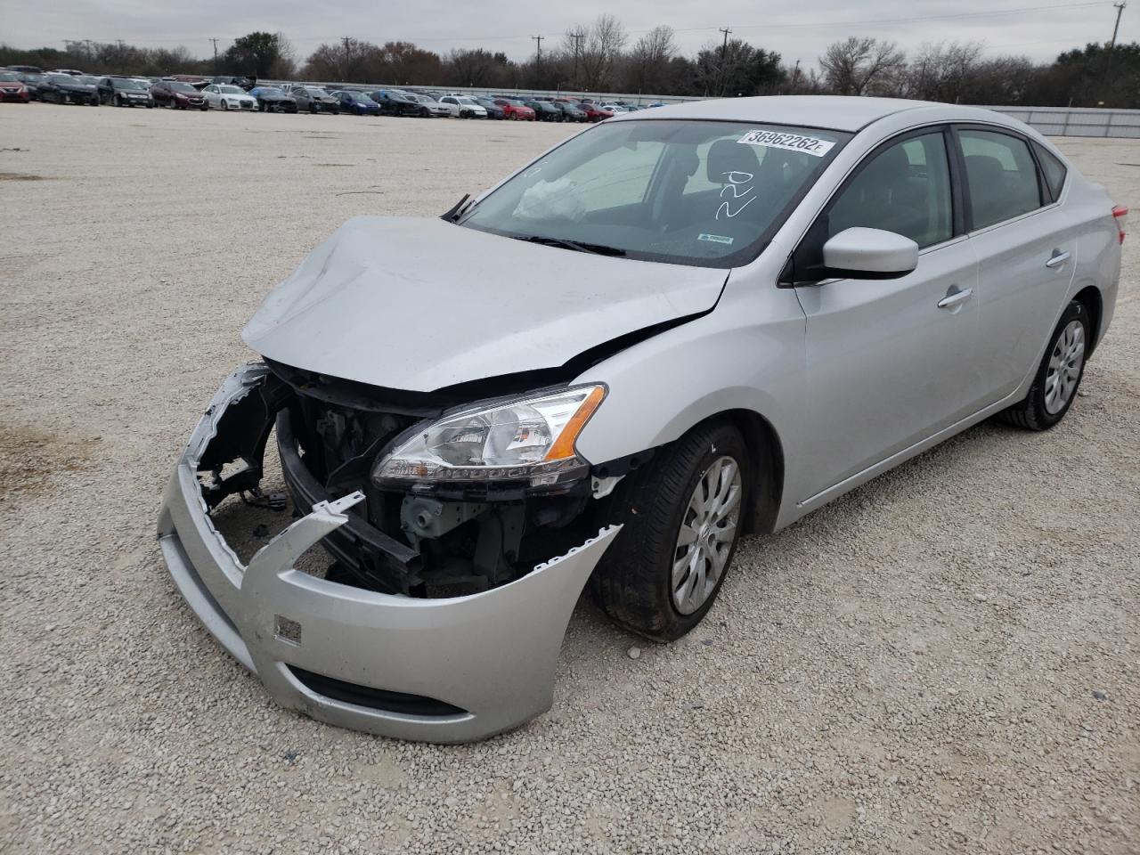 Photo 2 from auction – 2013 NISSAN SENTRA S with VIN 3N1AB7AP1DL693384