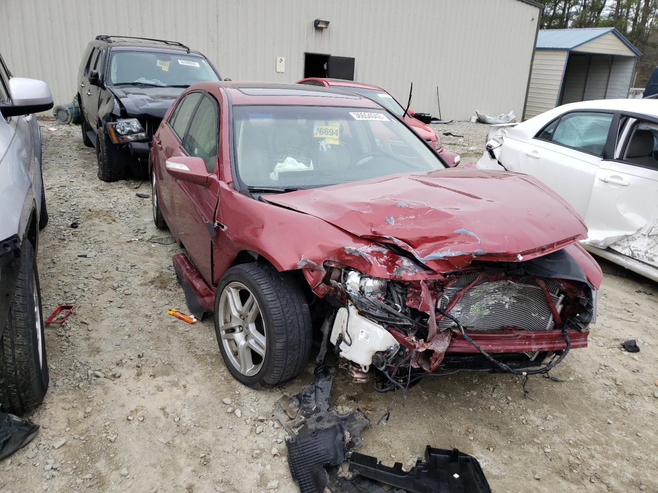 ACURA TL 2008 with VIN 19UUA66278A008887 - Photo from auction