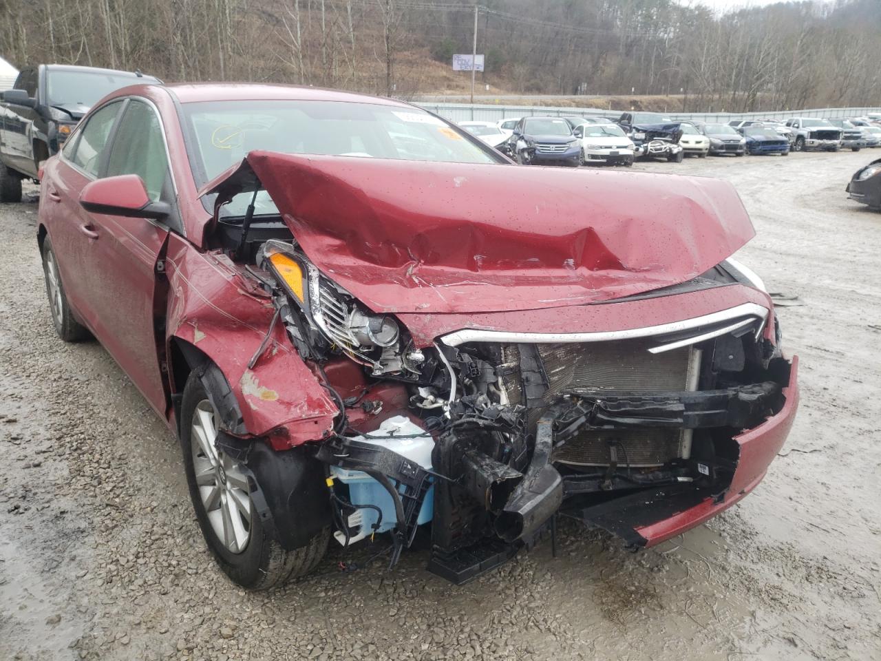 HYUNDAI SONATA SE 2015 with VIN 5NPE24AF9FH100202 - Photo from auction