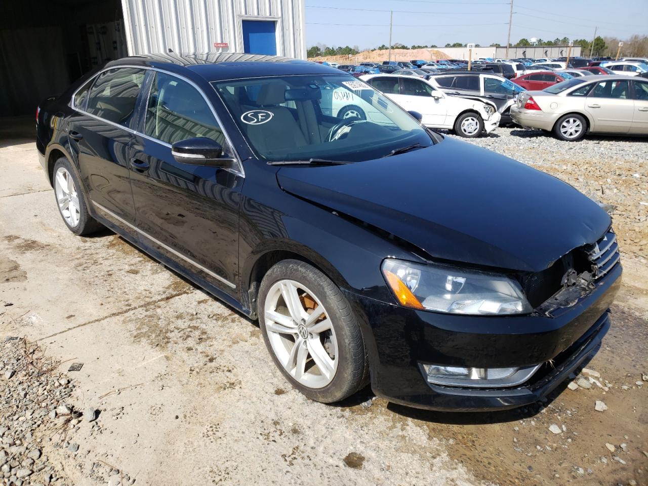 VOLKSWAGEN PASSAT SE 2013 with VIN 1VWBN7A30DC106624 - Photo from auction