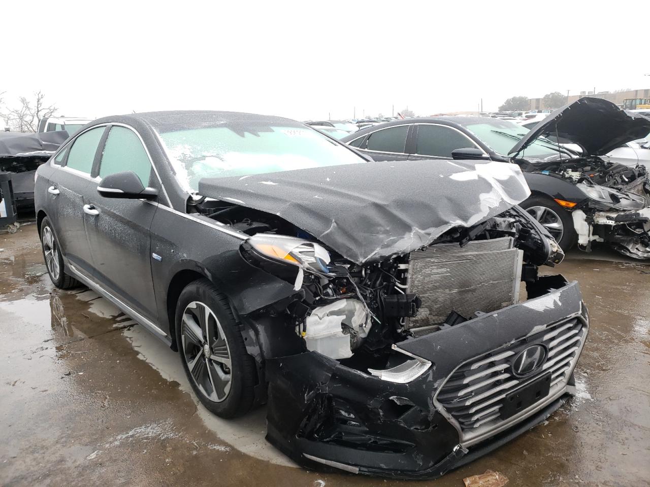 Photo 1 from auction – 2018 HYUNDAI SONATA HYB with VIN KMHE34L38JA082996