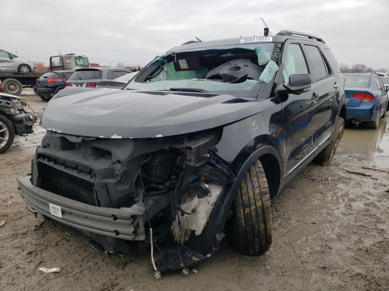 Photo 2 from auction – 2015 FORD EXPLORER X with VIN 1FM5K8D8XFGB58162