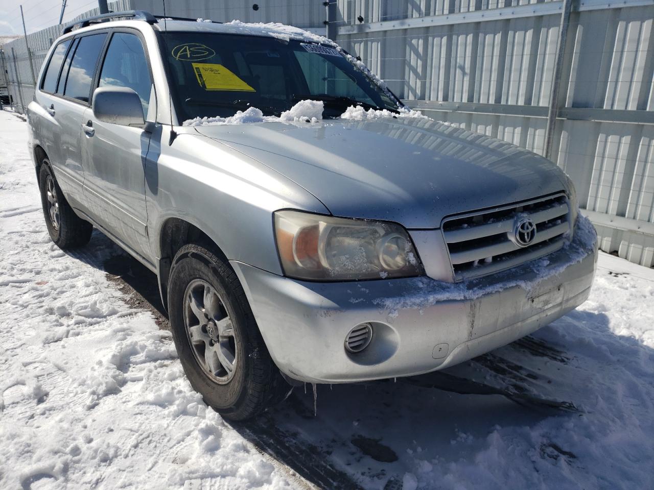 TOYOTA HIGHLANDER 2005 with VIN JTEGP21A850068773 - Photo from auction