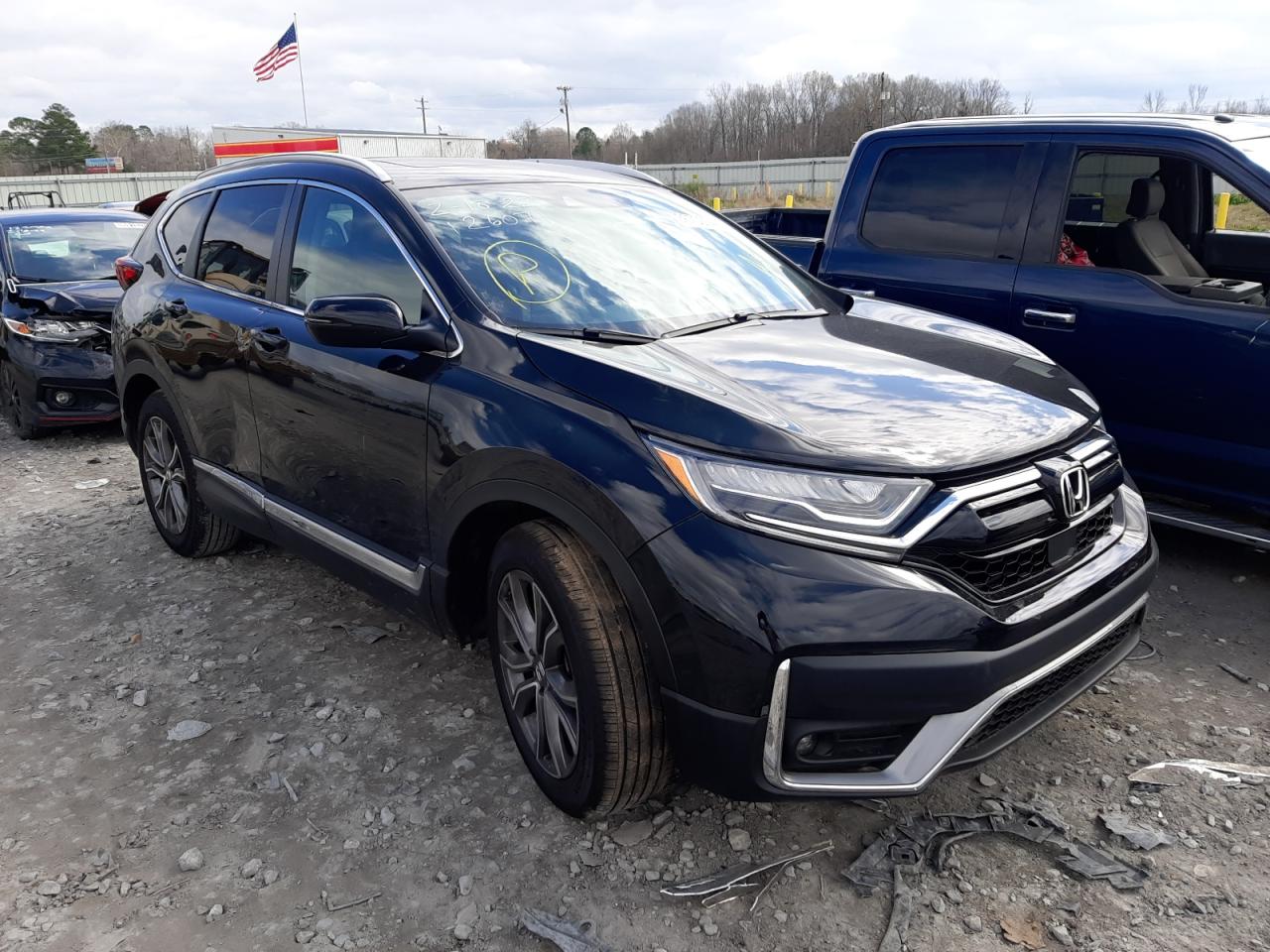 HONDA CRV 2021 with VIN 5J6RW1H90ML001937 - Photo from auction