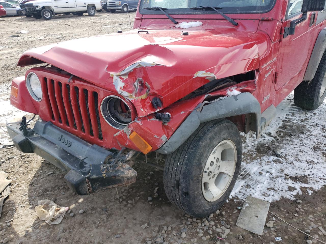 Photo 9 from auction – 2000 JEEP WRANGLER / with VIN 1J4FA49S3YP731103