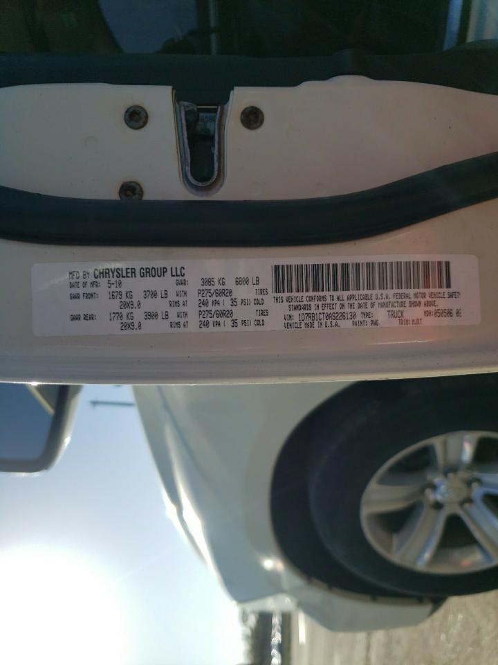 Photo 10 from auction – 2010 DODGE RAM 1500 with VIN 1D7RB1CT0AS226130