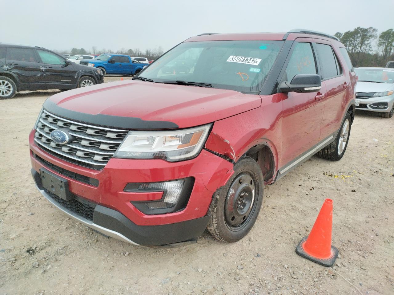 Photo 2 from auction – 2016 FORD EXPLORER X with VIN 1FM5K8D89GGA20758