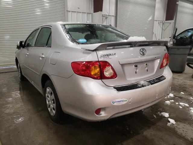 Photo 3 from auction – 2009 TOYOTA COROLLA BA with VIN 1NXBU40E29Z120187