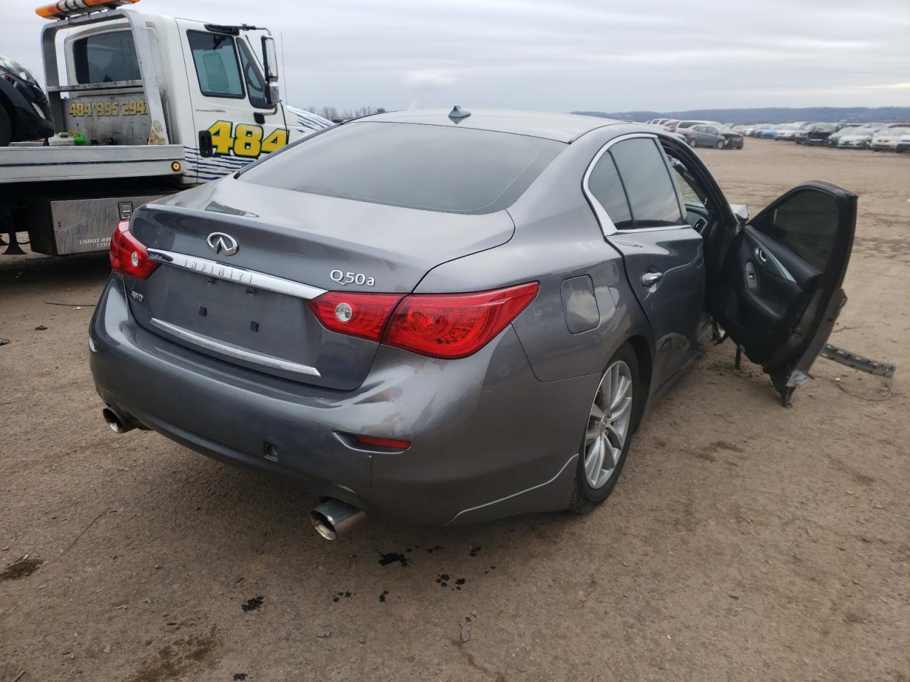 Photo 4 from auction – 2014 INFINITI Q50 BASE with VIN JN1BV7AR3EM697103