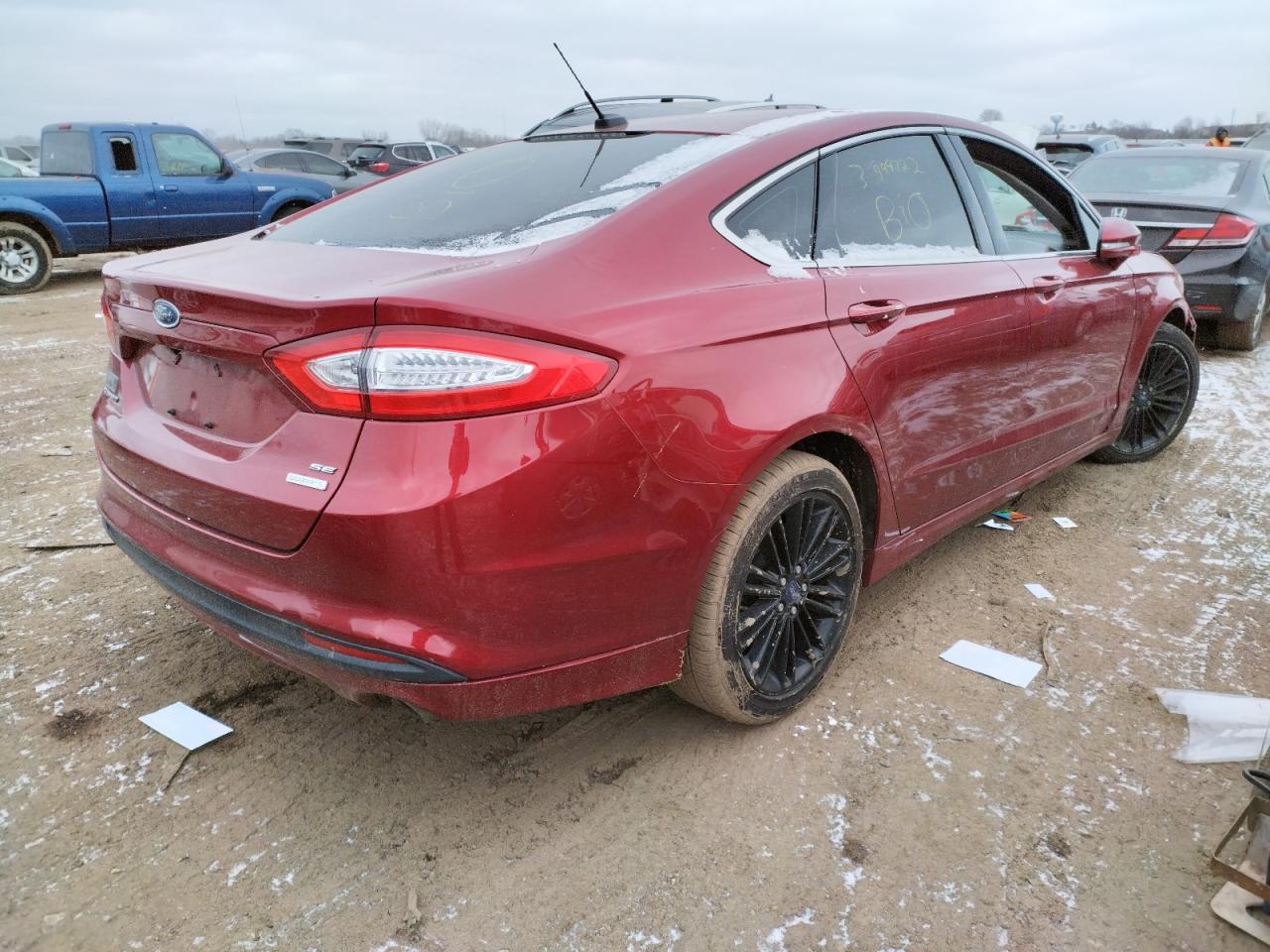 Photo 4 from auction – 2013 FORD FUSION SE with VIN 3FA6P0HR2DR331361