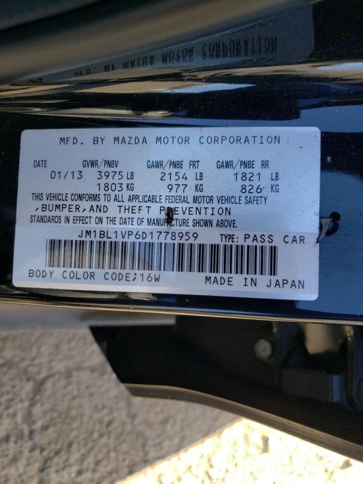 Photo 10 from auction – 2013 MAZDA 3 with VIN JM1BL1VP6D1778959