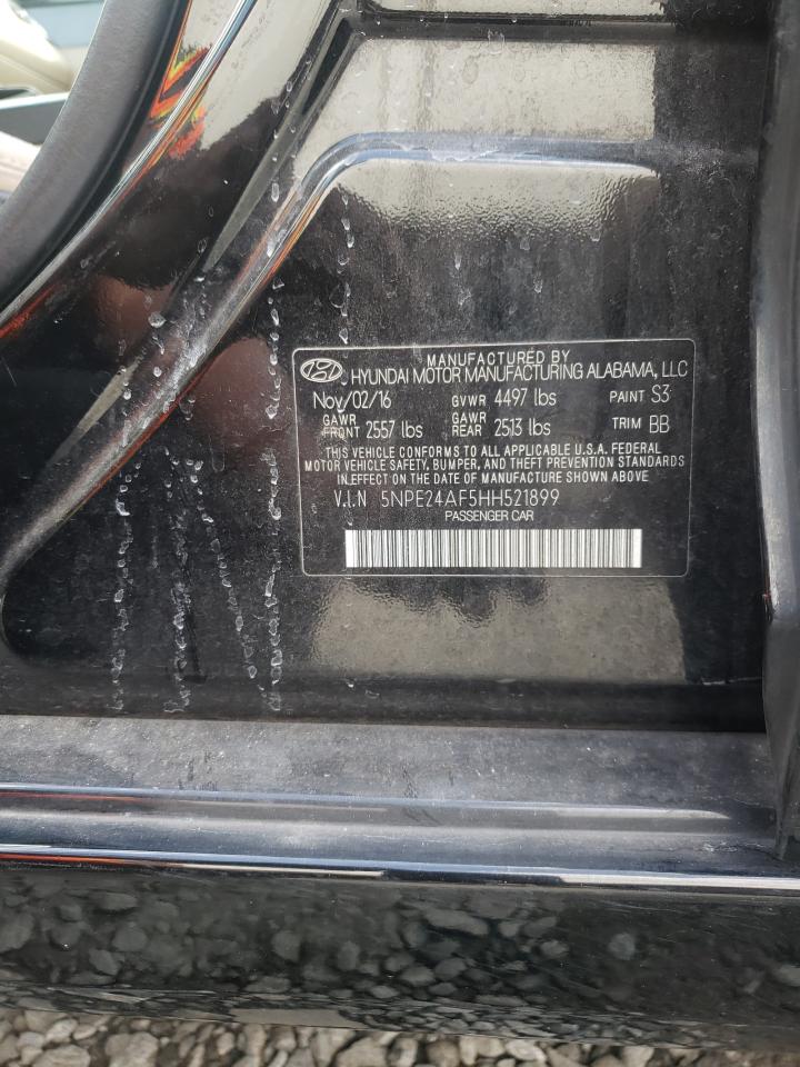 Photo 10 from auction – 2017 HYUNDAI SONATA SE with VIN 5NPE24AF5HH521899