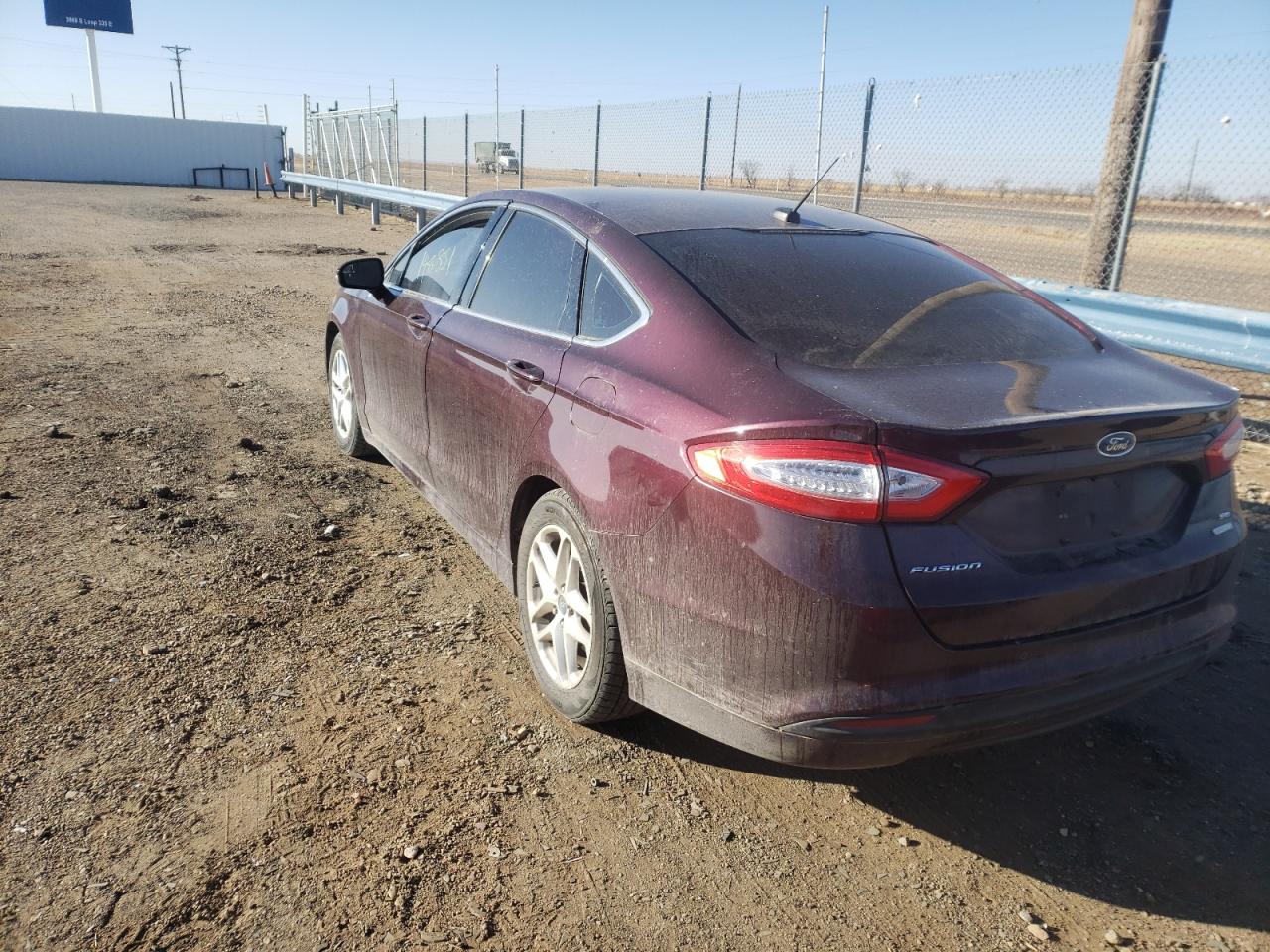Photo 3 from auction – 2013 FORD FUSION SE with VIN 3FA6P0HR8DR150197