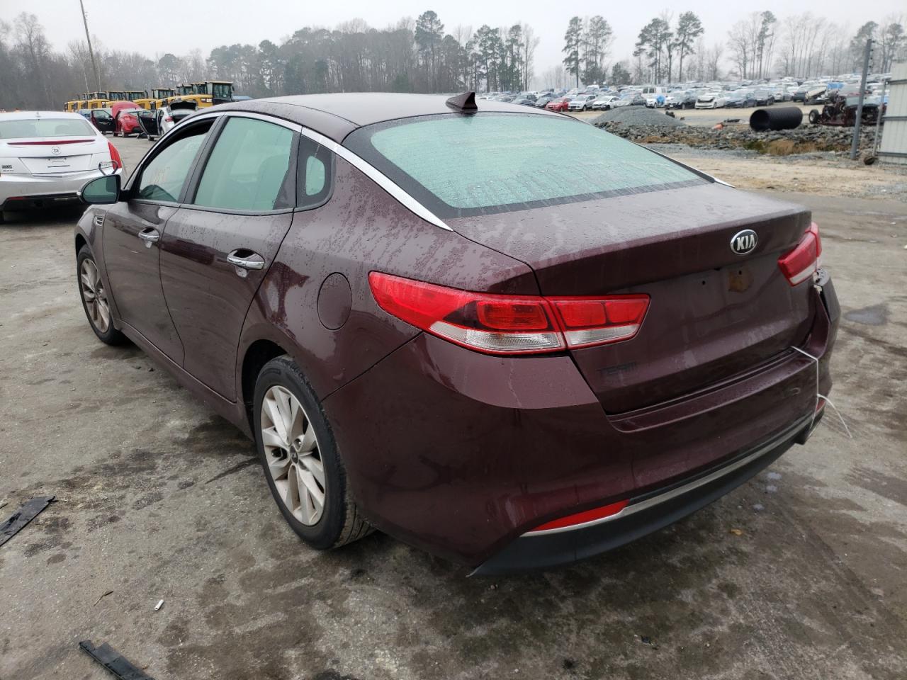 Photo 3 from auction – 2016 KIA OPTIMA LX with VIN 5XXGT4L35GG075756
