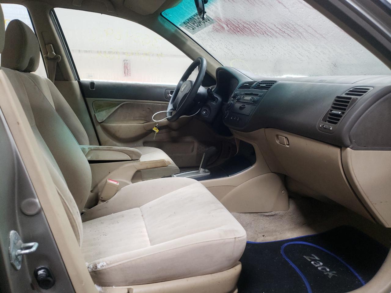 Photo 5 from auction – 2003 HONDA CIVIC LX with VIN JHMES16563S003775