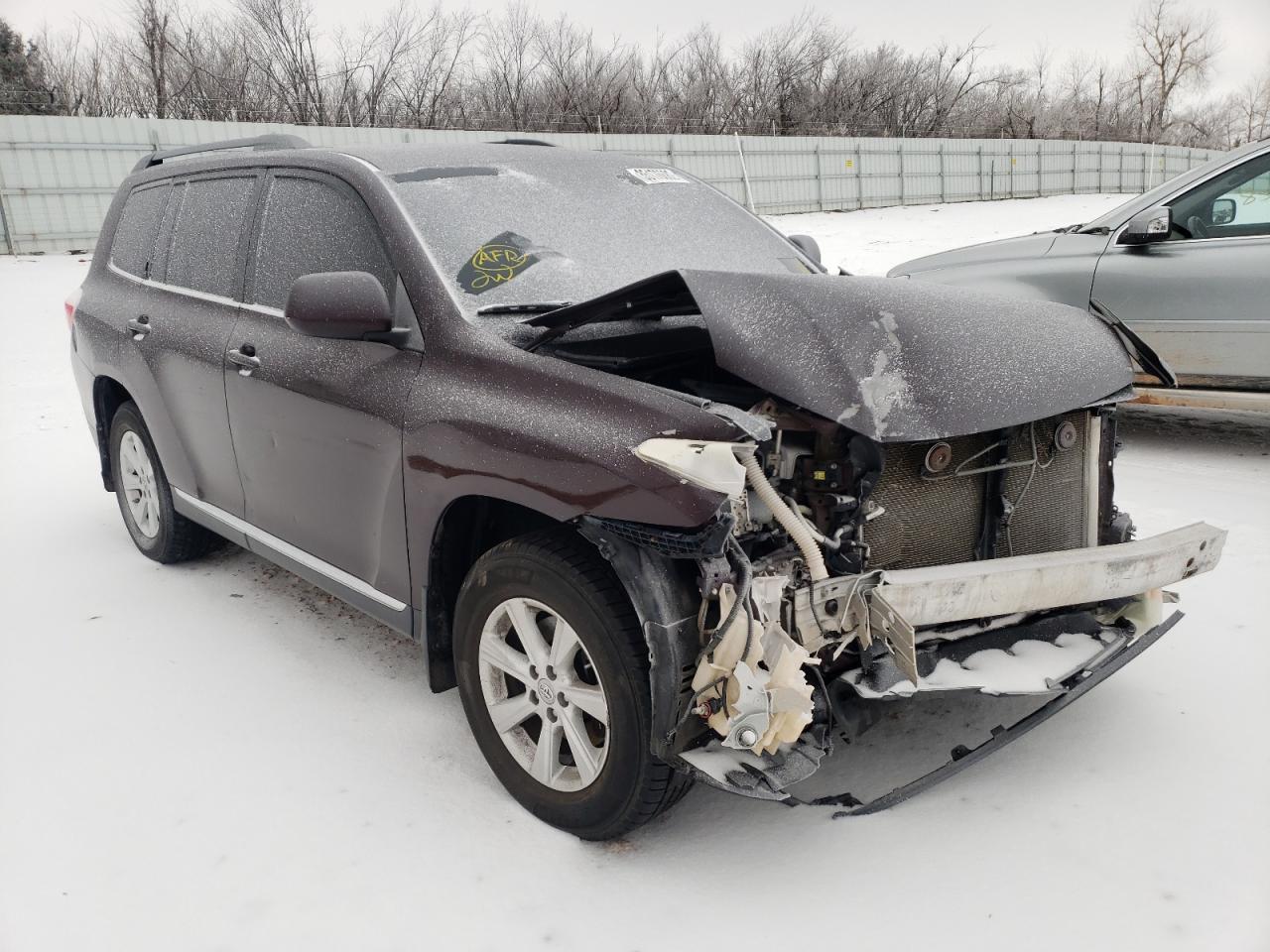TOYOTA HIGHLANDER 2013 with VIN 5TDZK3EH1DS112794 - Photo from auction