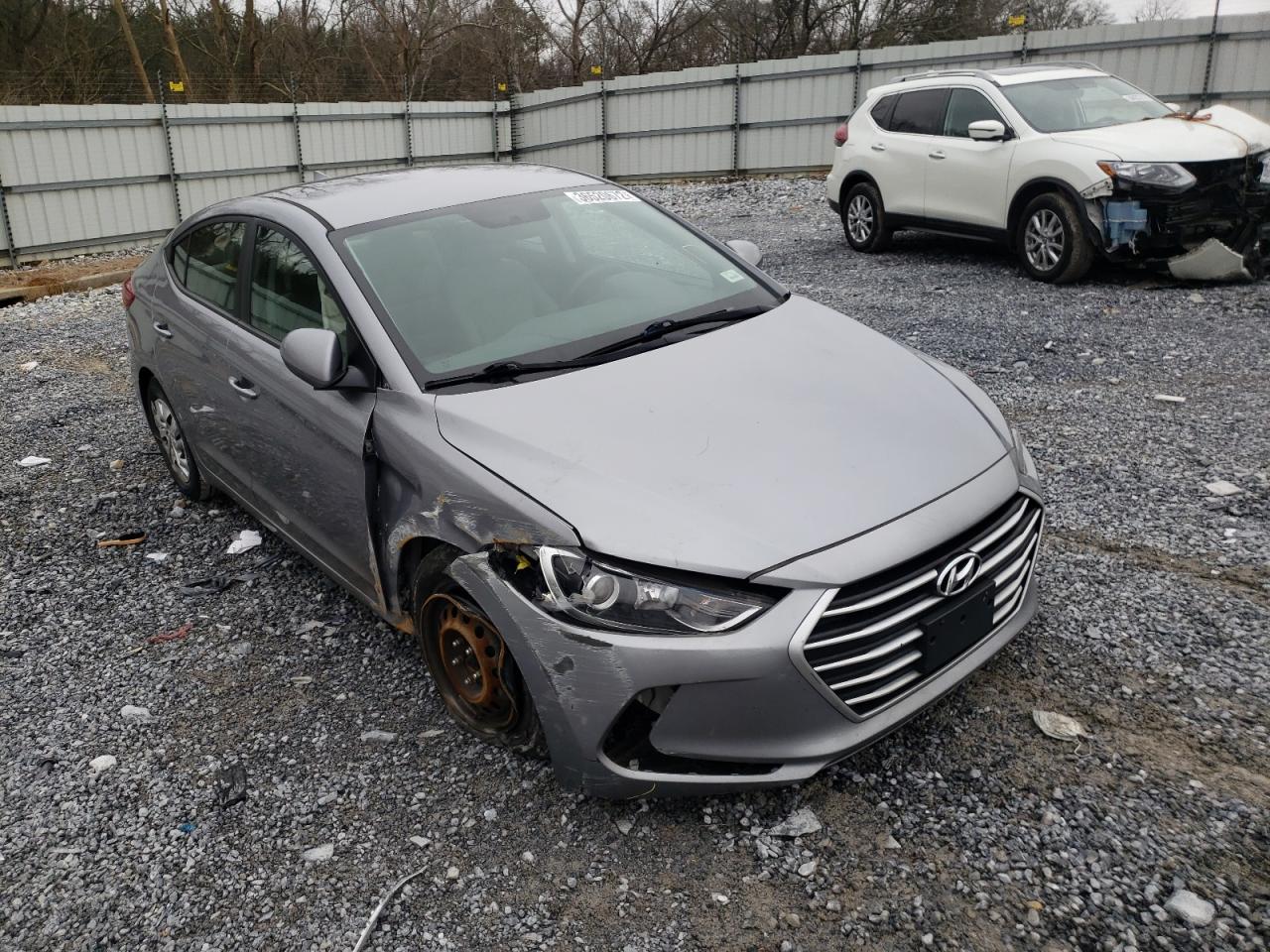 HYUNDAI ELANTRA SE 2017 with VIN 5NPD74LF9HH069952 - Photo from auction