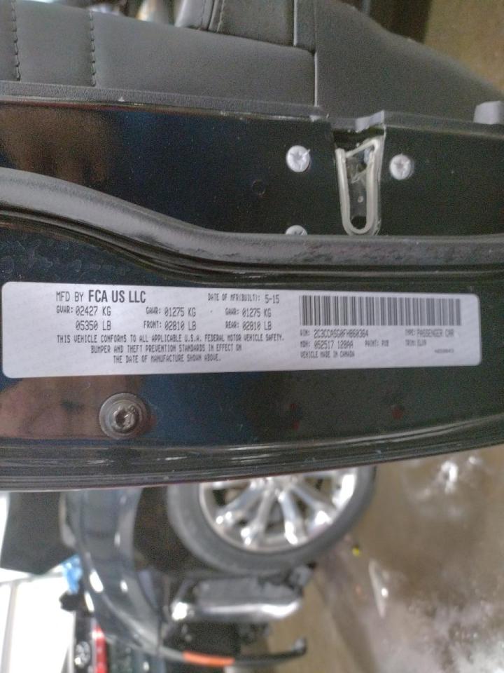 Photo 10 from auction – 2015 CHRYSLER 300C PLATI with VIN 2C3CCASG0FH860364