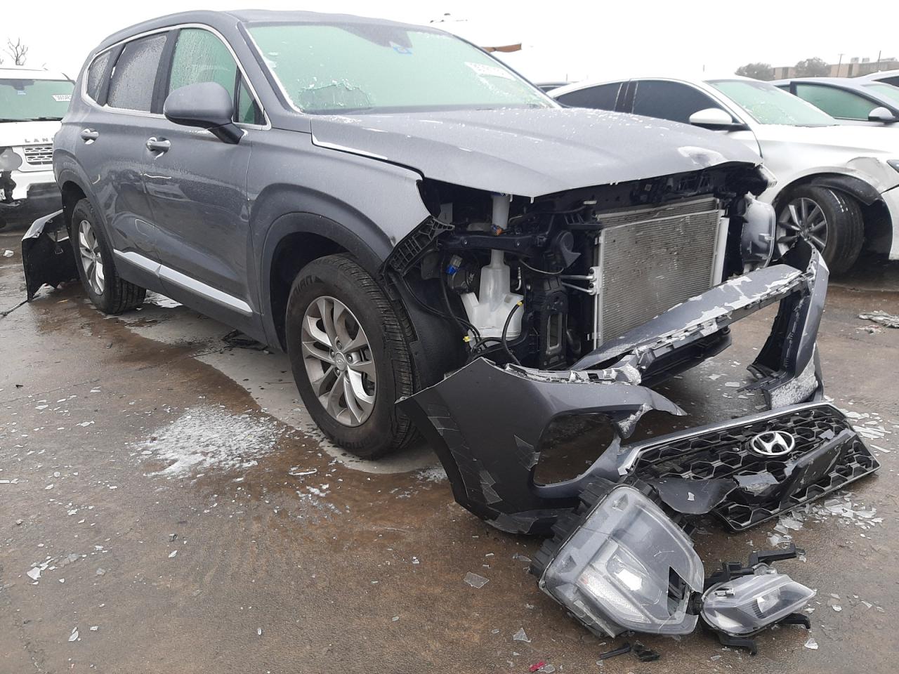 HYUNDAI SANTA FE S 2019 with VIN 5NMS33AD5KH024302 - Photo from auction