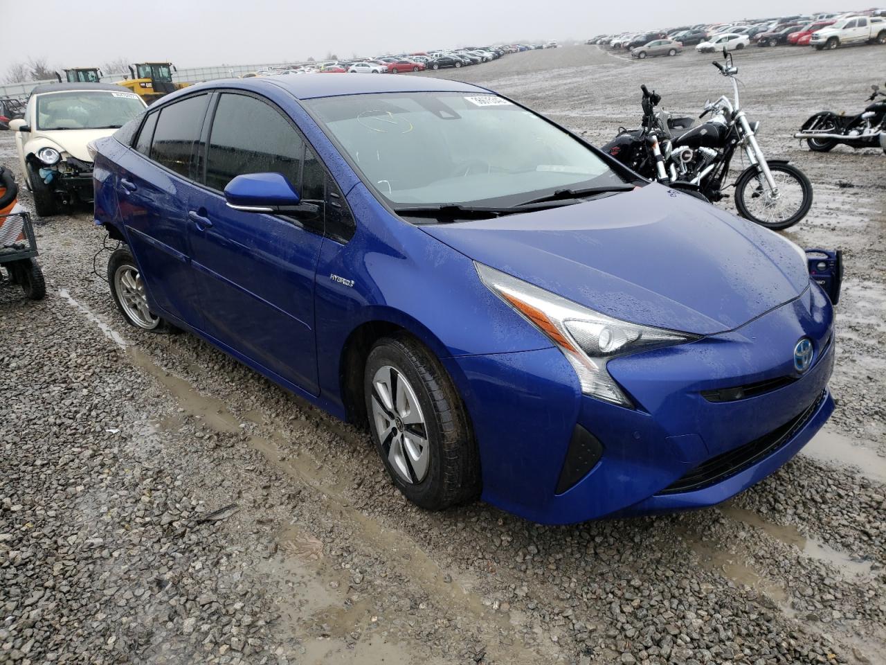 TOYOTA PRIUS 2018 with VIN JTDKBRFU5J3063872 - Photo from auction