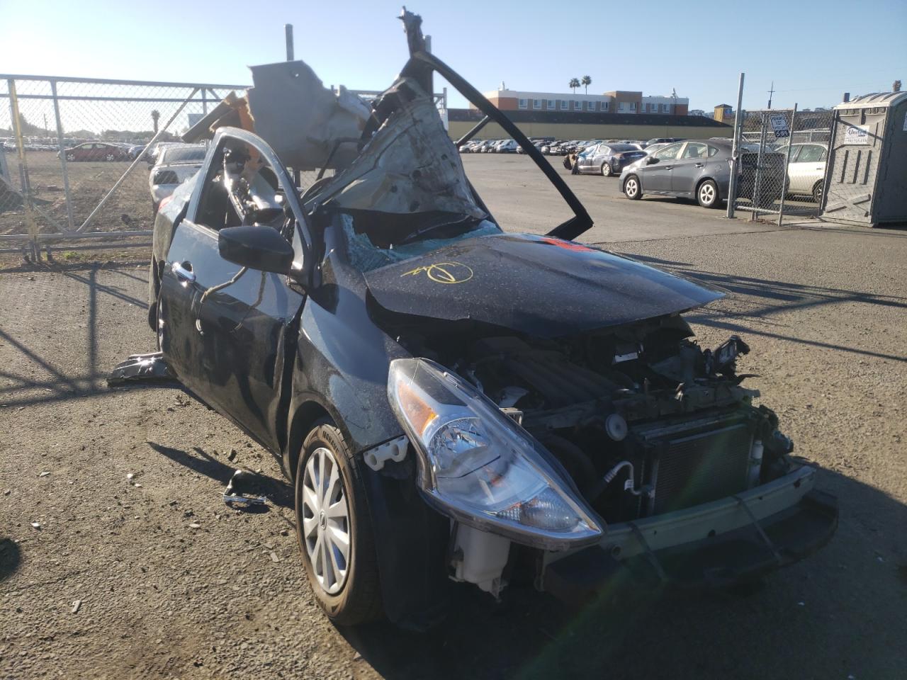 NISSAN VERSA S 2017 with VIN 3N1CN7AP9HL842906 - Photo from auction