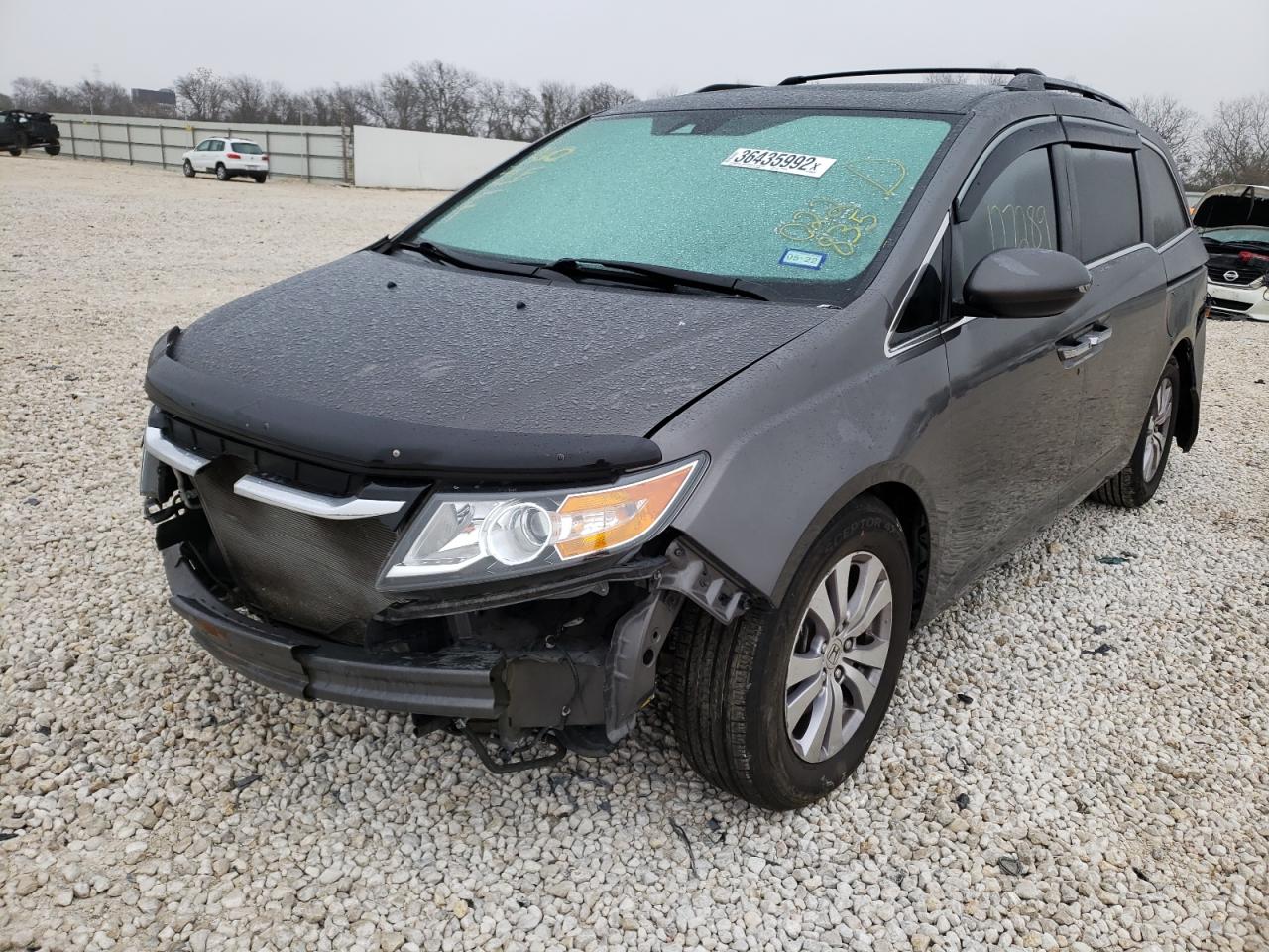 Photo 2 from auction – 2014 HONDA ODYSSEY EX with VIN 5FNRL5H69EB022835