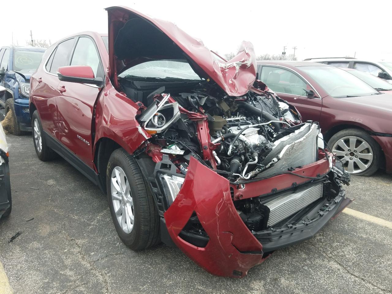 CHEVROLET EQUINOX LT 2018 with VIN 3GNAXJEV9JL113158 - Photo from auction
