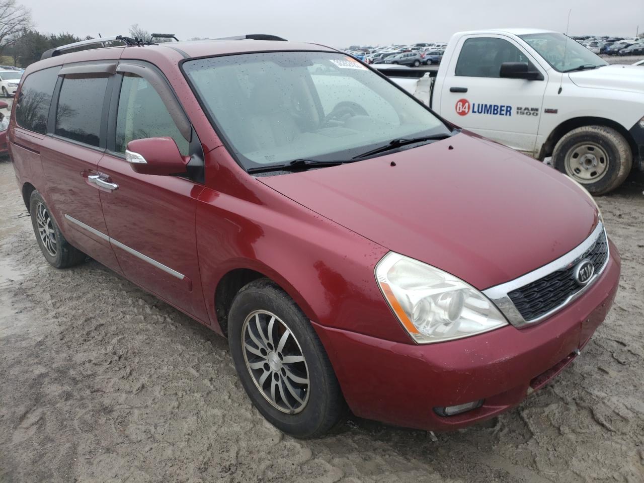 KIA SEDONA EX 2011 with VIN KNDMH4C72B6377312 - Photo from auction
