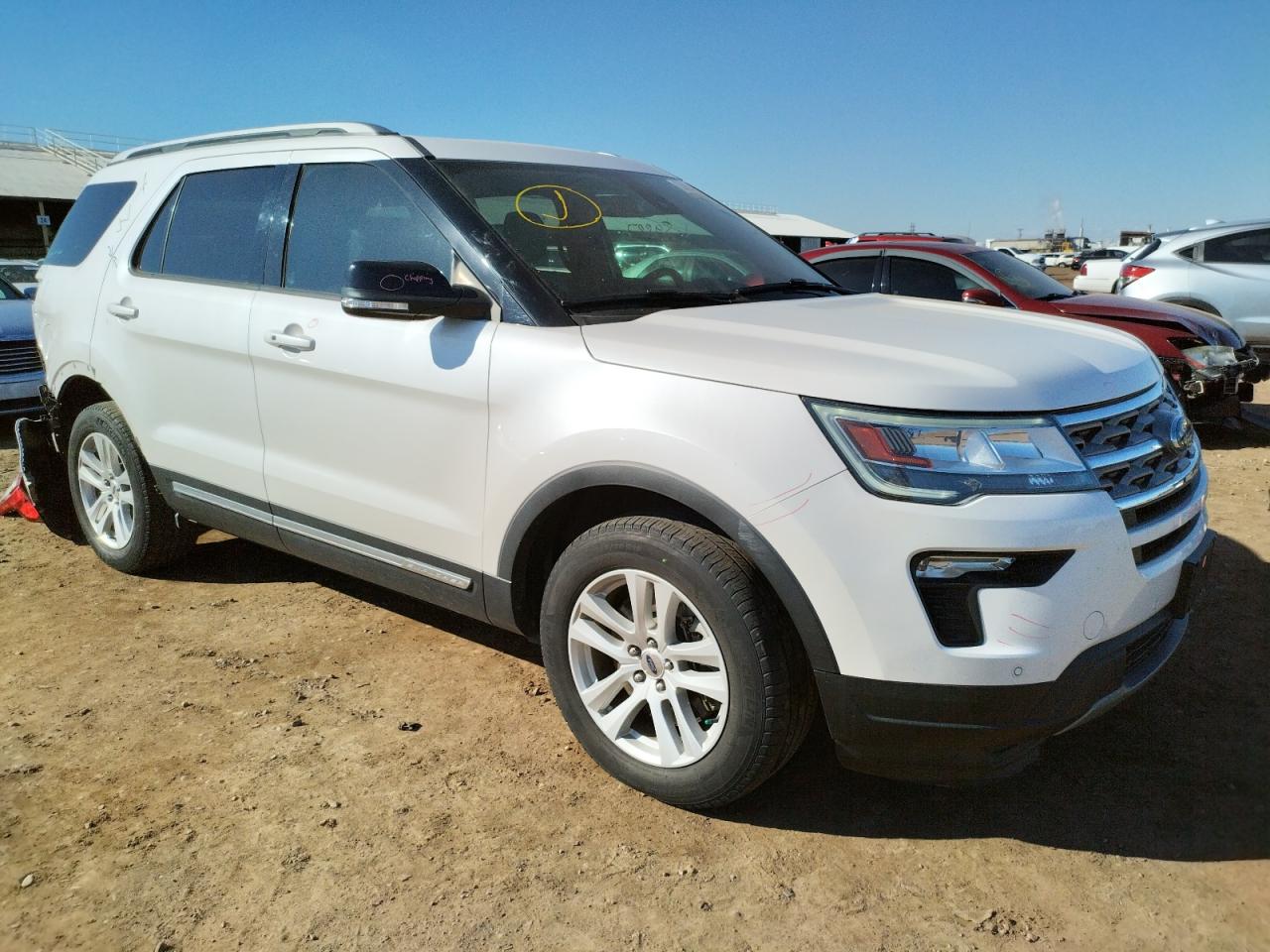 FORD EXPLORER X 2018 with VIN 1FM5K8D89JGB94823 - Photo from auction