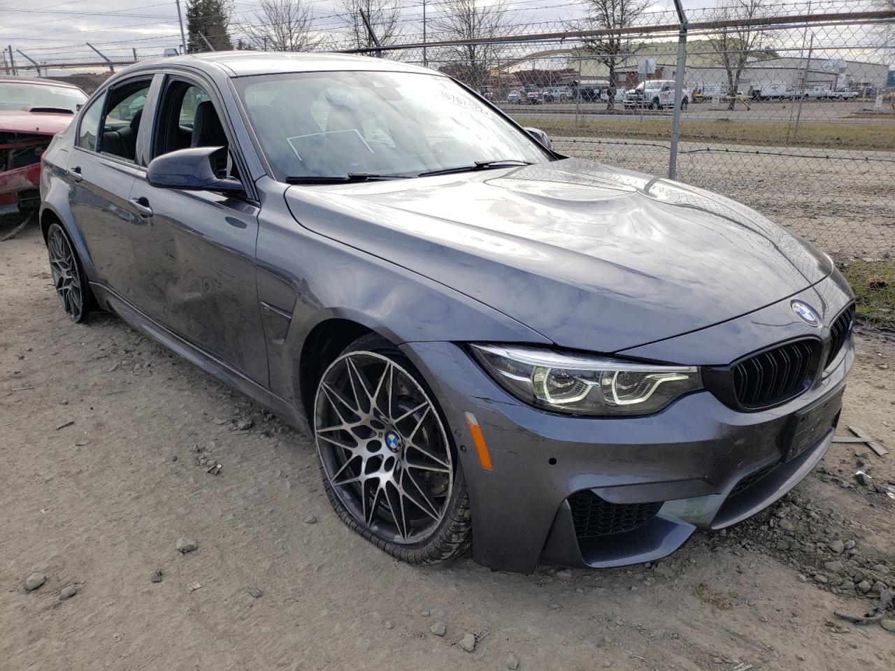 BMW M3 2018 with VIN WBS8M9C58J5J79727 - Photo from auction