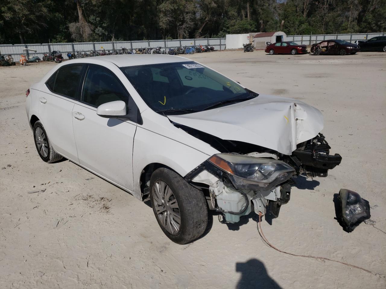 TOYOTA COROLLA L 2014 with VIN 2T1BURHE3EC041270 - Photo from auction