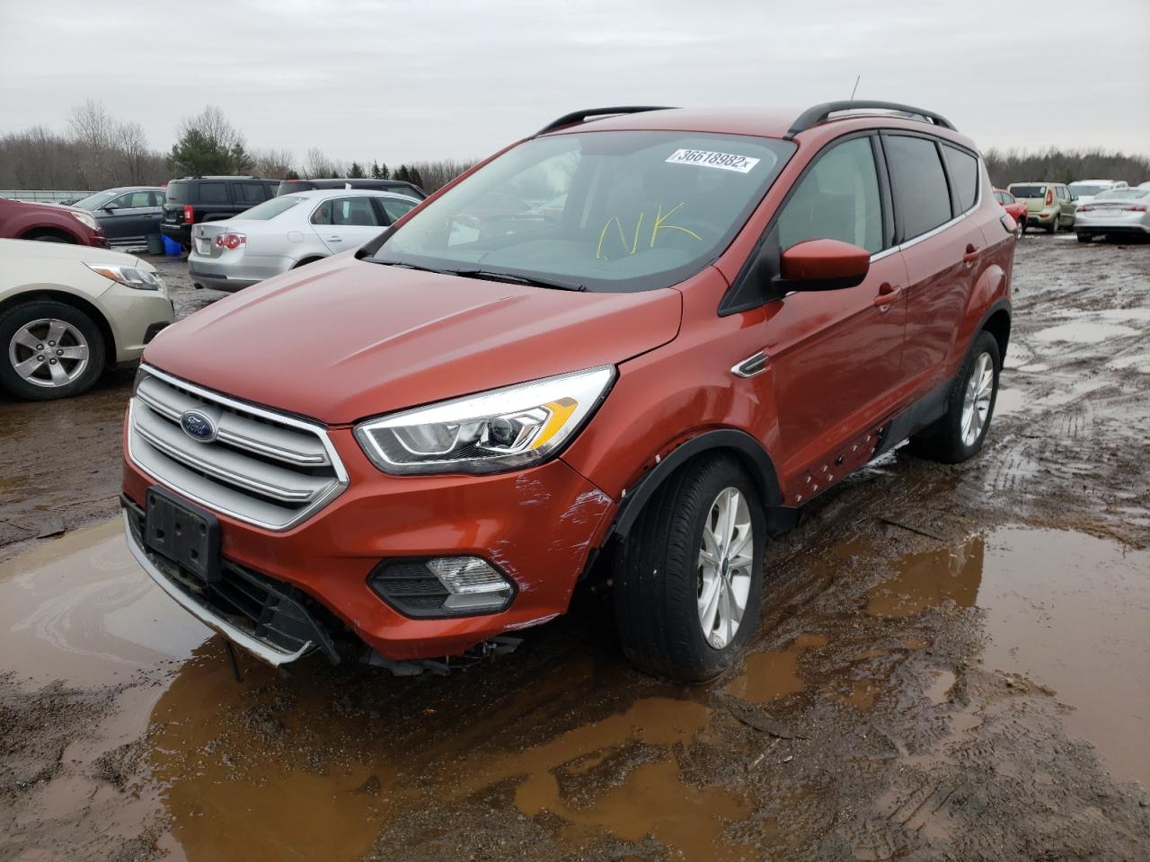 Photo 2 from auction – 2019 FORD ESCAPE SEL with VIN 1FMCU9HD5KUC25163