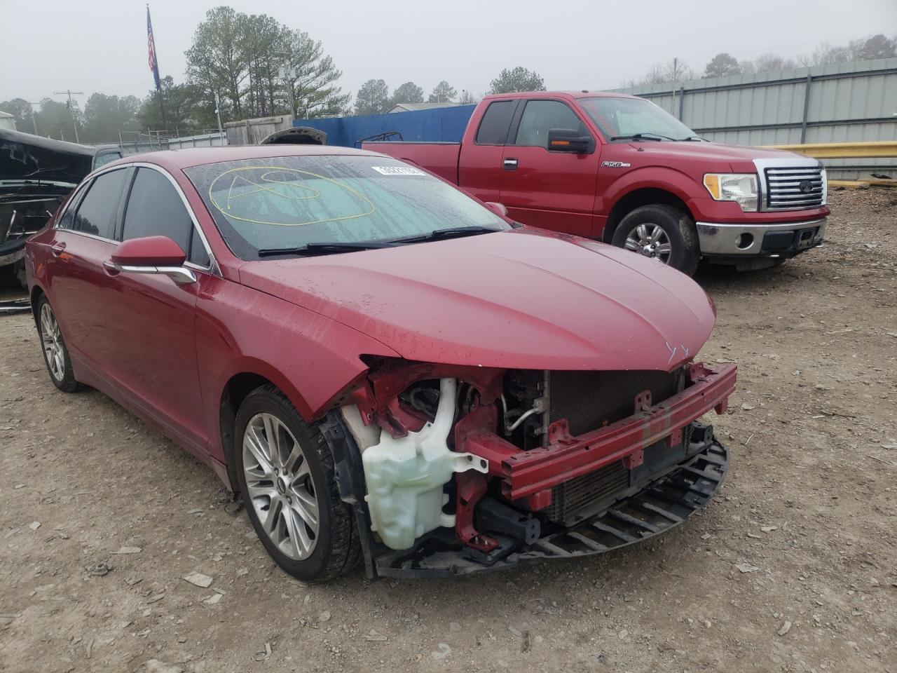 LINCOLN MKZ 2013 with VIN 3LN6L2G95DR808671 - Photo from auction
