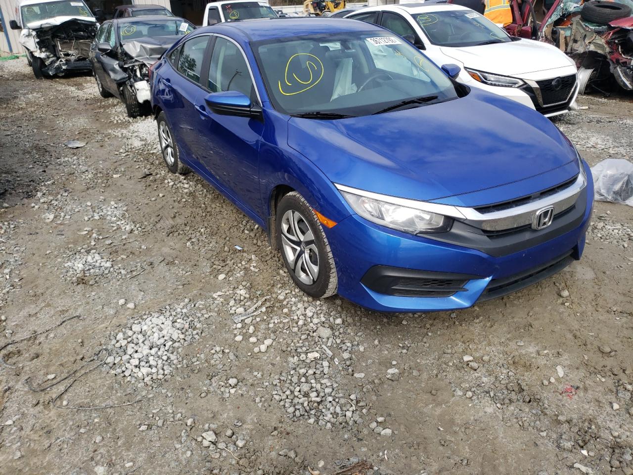 HONDA CIVIC LX 2016 with VIN 19XFC2F58GE023818 - Photo from auction