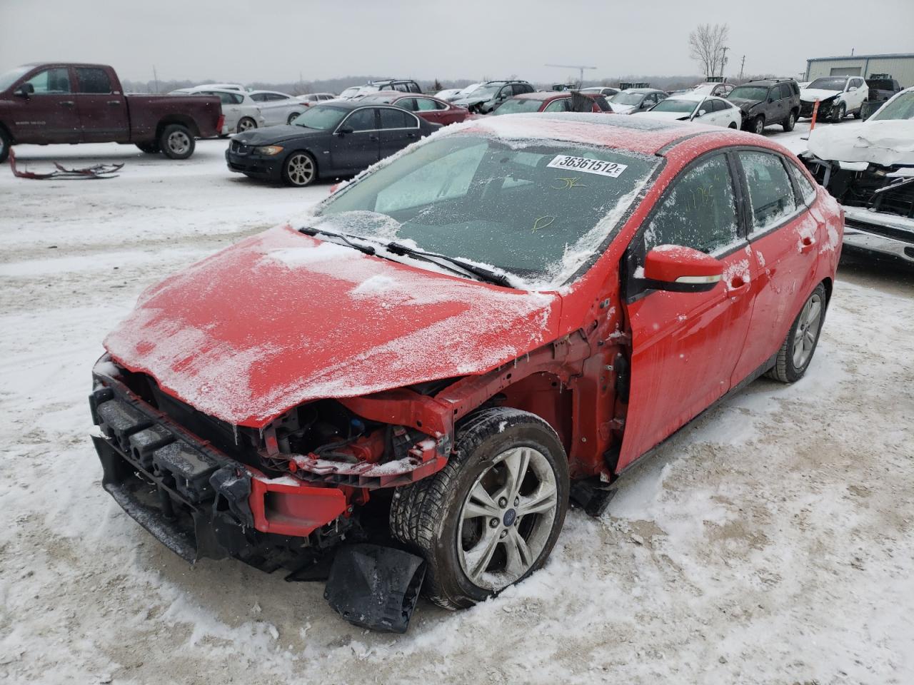 Photo 2 from auction – 2014 FORD FOCUS SE with VIN 1FADP3F25EL373263