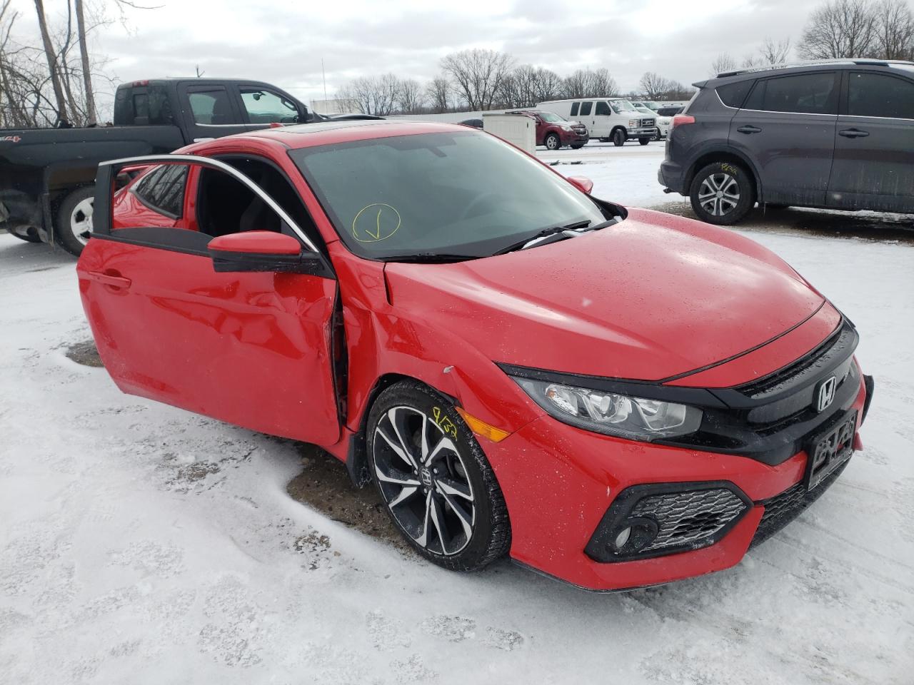 Photo 1 from auction – 2019 HONDA CIVIC SI with VIN 2HGFC3A58KH752705