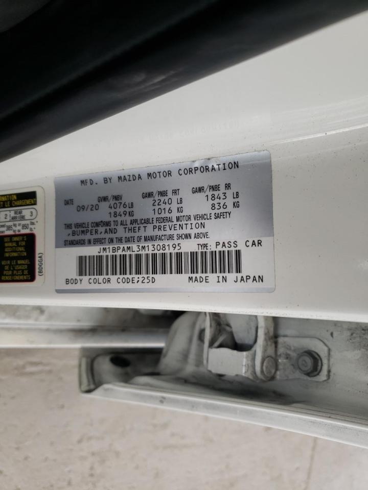 Photo 10 from auction – 2021 MAZDA 3 PREMIUM with VIN JM1BPAML3M1308195