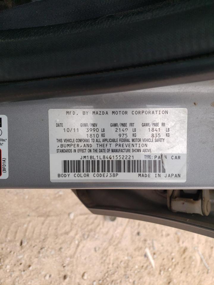 Photo 10 from auction – 2012 MAZDA 3 I with VIN JM1BL1L84C1552221